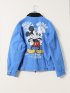 ブルゾン ジャケット アウター メンズ 大きいサイズ 綿 コットン 衿付き ミッキー デシグアル/Desigual