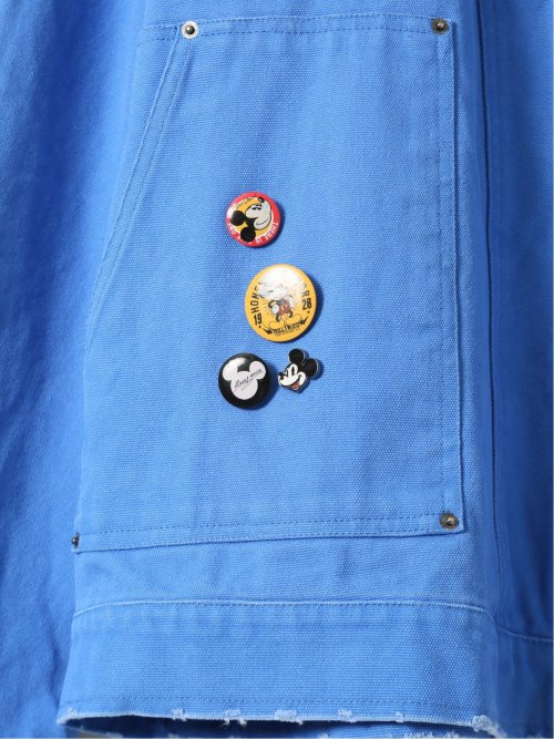 ブルゾン ジャケット アウター メンズ 大きいサイズ 綿 コットン 衿付き ミッキー デシグアル/Desigual