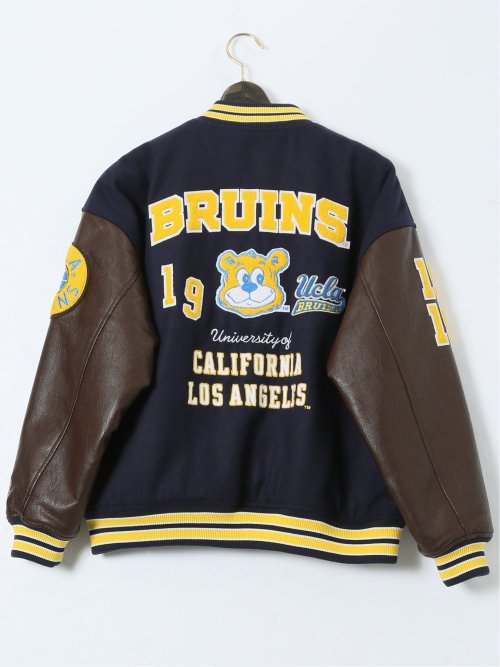 【大きいサイズ】ナツメグ/NUTMEG×UCLA 中綿 スタジャン