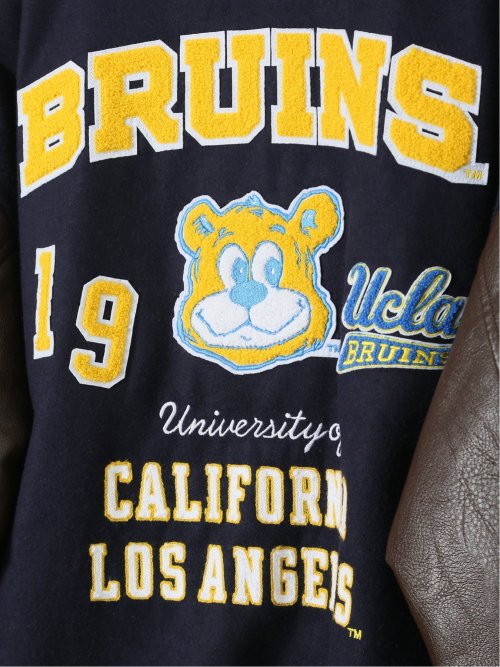 【大きいサイズ】ナツメグ/NUTMEG×UCLA 中綿 スタジャン