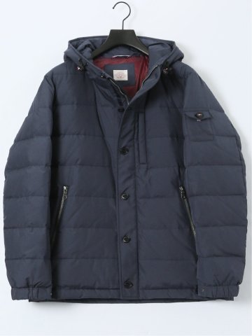 【大きいサイズ】ユナイテッド/UNITED 撥水加工 フーデッドダウン