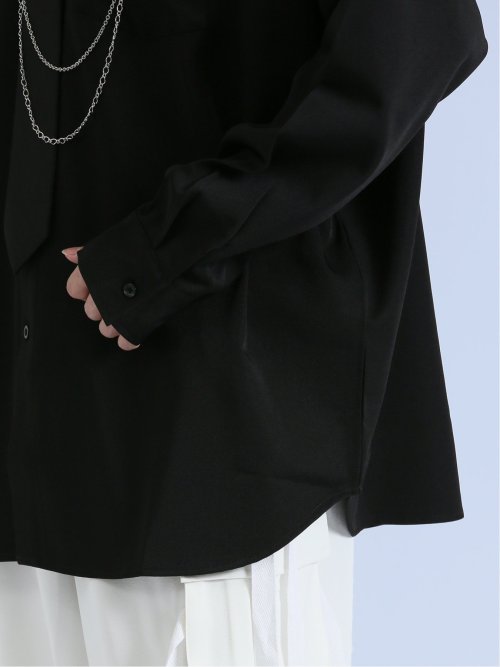 SD×PSYCHONATION タイ付きチェーン 長袖シャツ