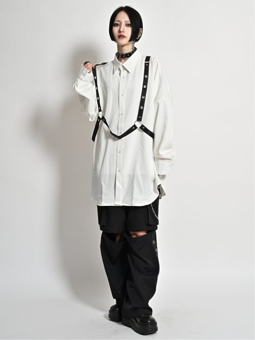 SD×PSYCHONATION 脱着ストラップ 長袖シャツ