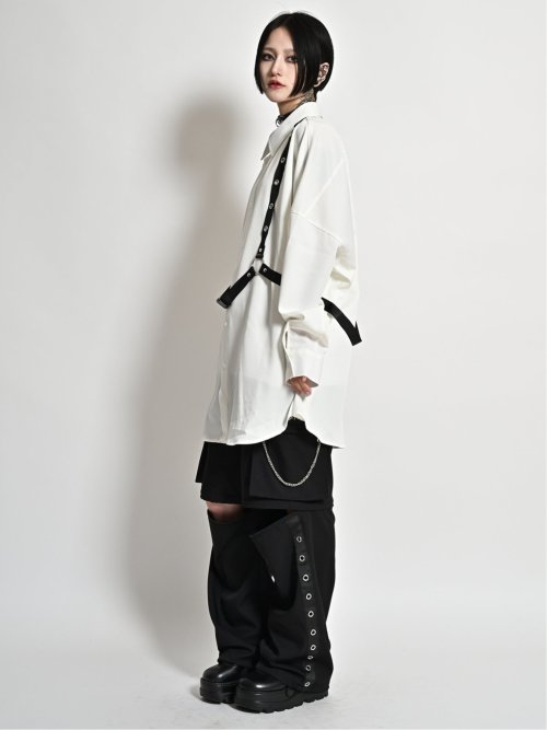 SD×PSYCHONATION 脱着ストラップ 長袖シャツ