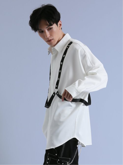 SD×PSYCHONATION 脱着ストラップ 長袖シャツ