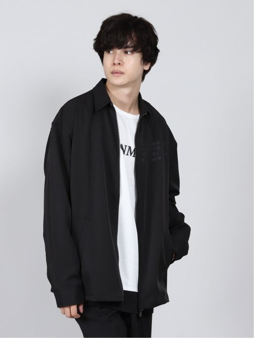 バタフライ刺繍 長袖BIGシャツ