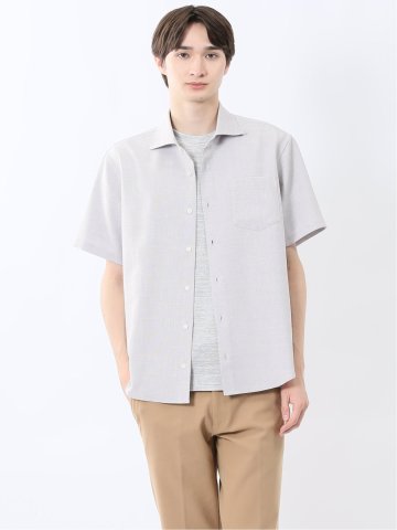 TechLinen カッタウェイ 半袖シャツ