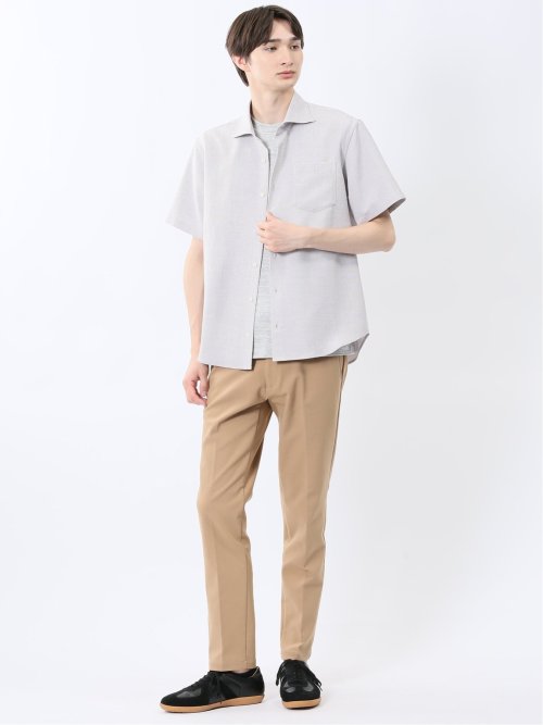 TechLinen カッタウェイ 半袖シャツ