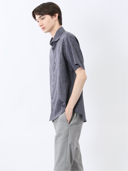TechLinen カッタウェイ 半袖シャツ