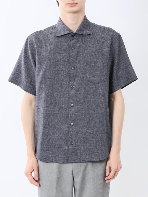 TechLinen カッタウェイ 半袖シャツ
