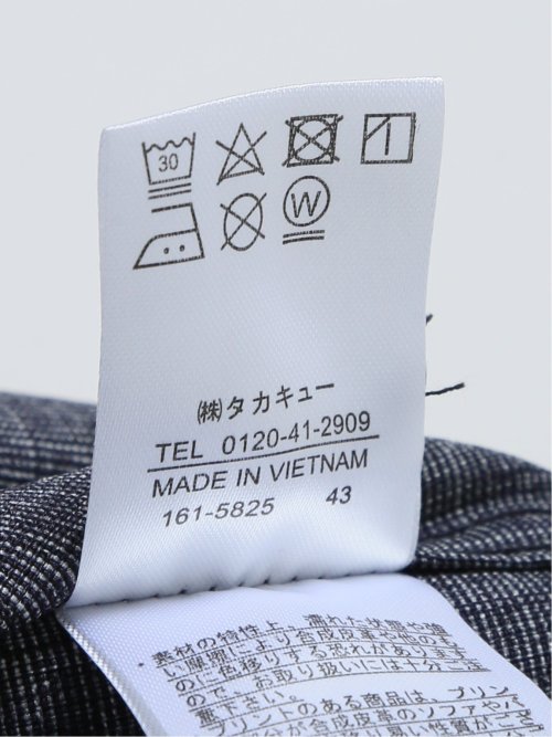 TechLinen バンドカラー半袖シャツ