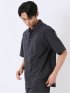 テックリネン レギュラーカラー 半袖 シャツ(セットアップ可能)