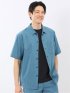 テックリネン レギュラーカラー 半袖 シャツ(セットアップ可能)