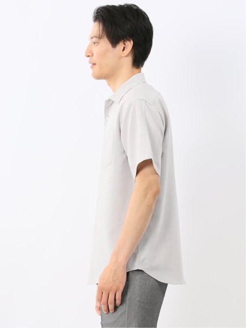 TechLinen レギュラーカラー 半袖シャツ