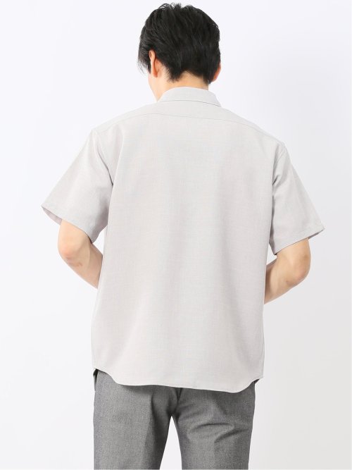 TechLinen レギュラーカラー 半袖シャツ