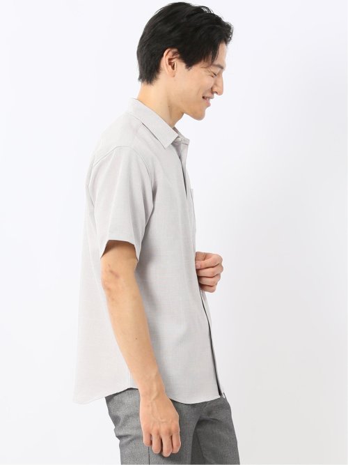 TechLinen レギュラーカラー 半袖シャツ