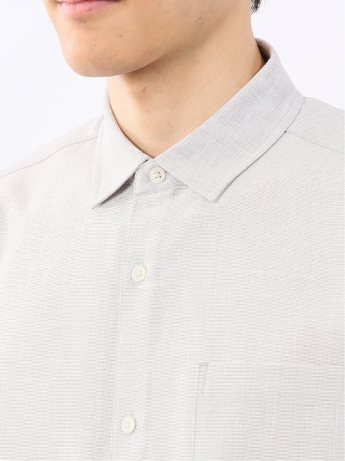 TechLinen レギュラーカラー 半袖シャツ