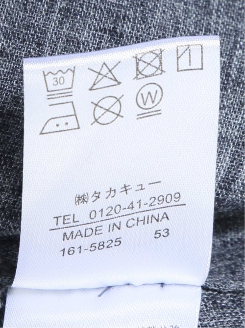 リネン混シャンブレー オープンカラー半袖シャツ