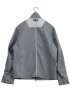 ストレッチ 衿付きZIP シャツアウター
