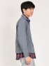 ストレッチ 衿付きZIP シャツアウター
