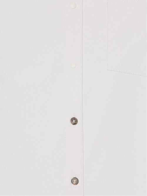 ストレッチ バンドカラー長袖シャツ