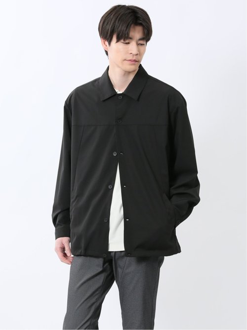 ストレッチ ヨーク切替 シャツアウター