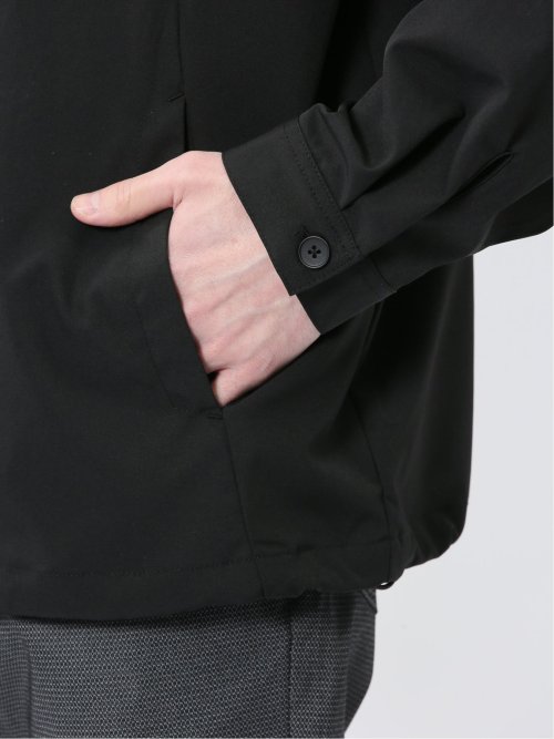 ストレッチ ヨーク切替 シャツアウター