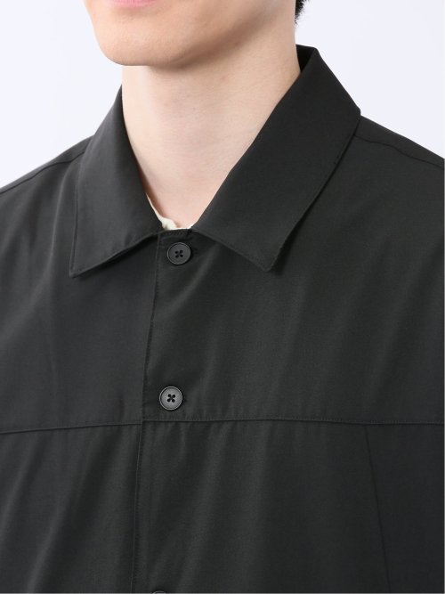 ストレッチ ヨーク切替 シャツアウター