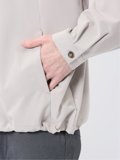 ストレッチ ヨーク切替 シャツアウター