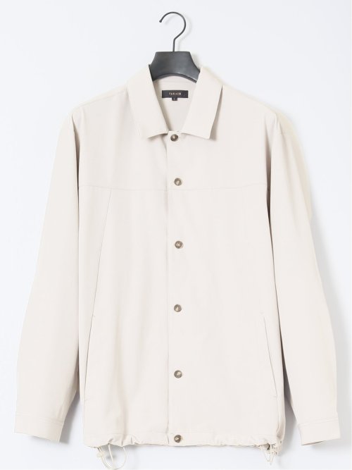 ストレッチ ヨーク切替 シャツアウター