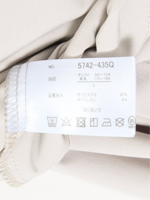 ストレッチ ヨーク切替 シャツアウター