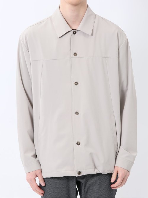 ストレッチ ヨーク切替 シャツアウター