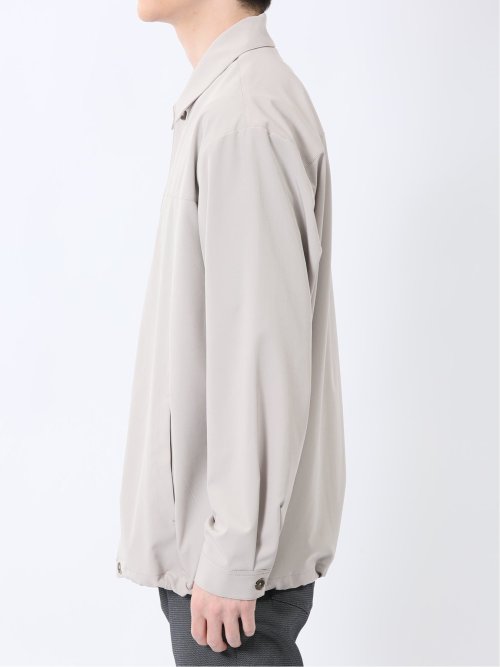 ストレッチ ヨーク切替 シャツアウター