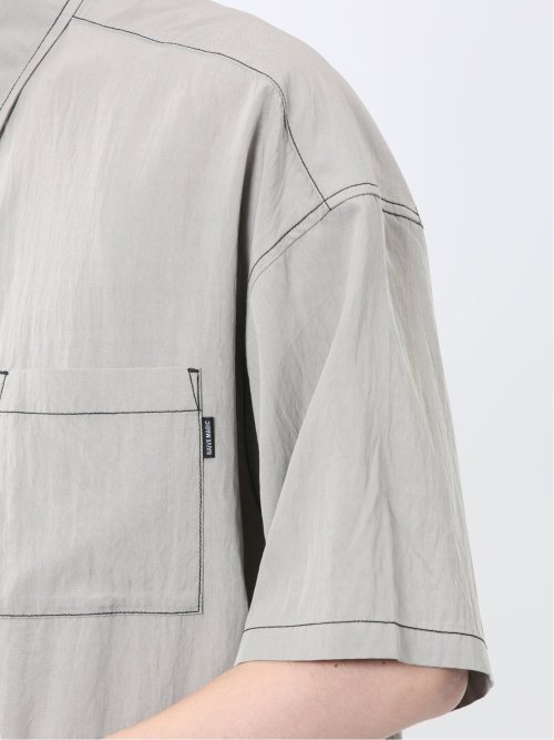 タスランステッチ レギュラーカラー半袖シャツ