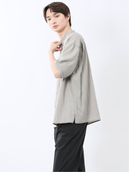 タスランステッチ レギュラーカラー半袖シャツ