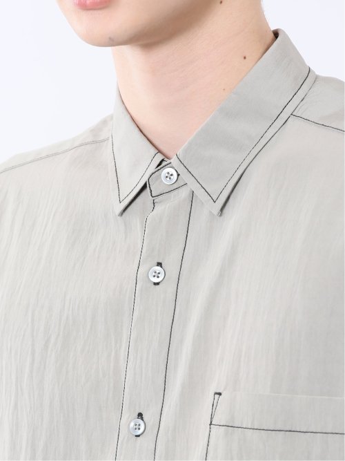 タスランステッチ レギュラーカラー半袖シャツ