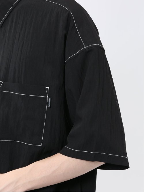 タスランステッチ レギュラーカラー半袖シャツ