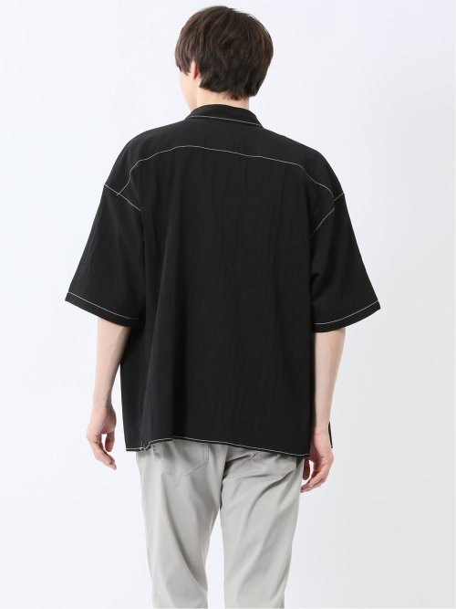 タスランステッチ レギュラーカラー半袖シャツ