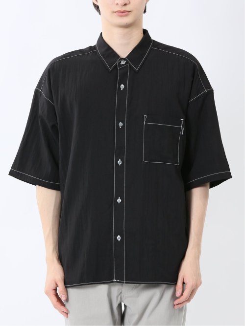 タスランステッチ レギュラーカラー半袖シャツ