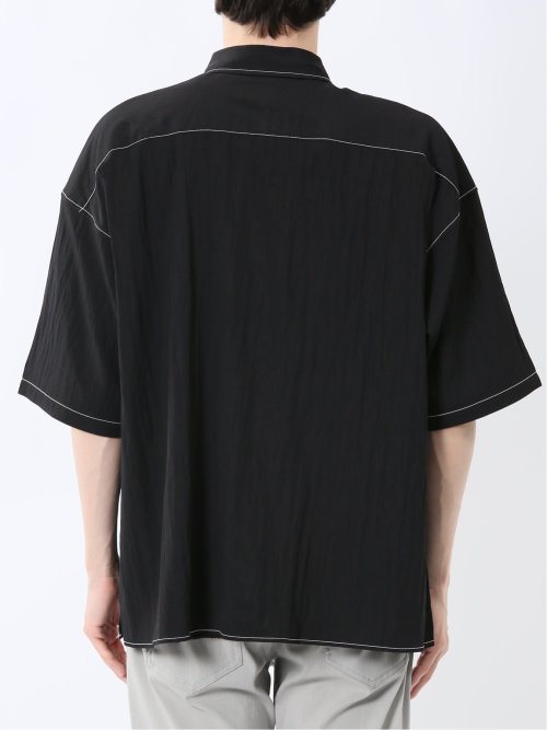 タスランステッチ レギュラーカラー半袖シャツ