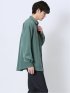 ストレッチ レギュラーカラー長袖シャツ