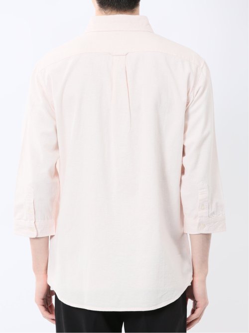 綿パナマ レギュラーカラー7分袖シャツ