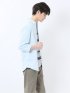 綿パナマ レギュラーカラー7分袖シャツ