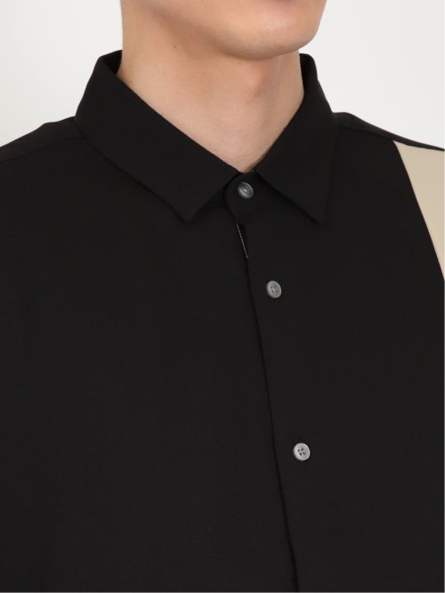 クレイジー切替 レギュラーカラー長袖シャツ