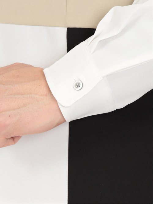 クレイジー切替 レギュラーカラー長袖シャツ