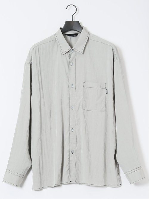 タスランステッチ レギュラーカラー長袖シャツ