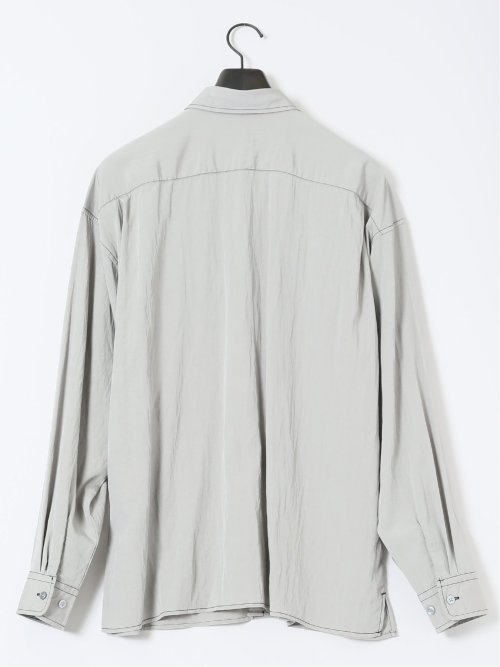 タスランステッチ レギュラーカラー長袖シャツ