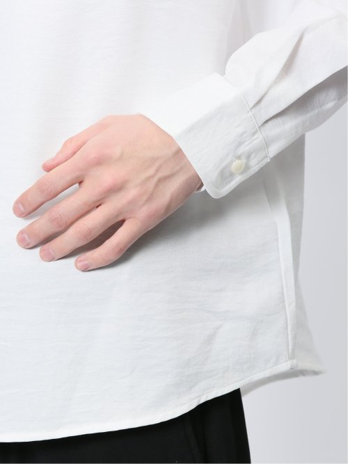 テックリネン レギュラーカラー長袖シャツ