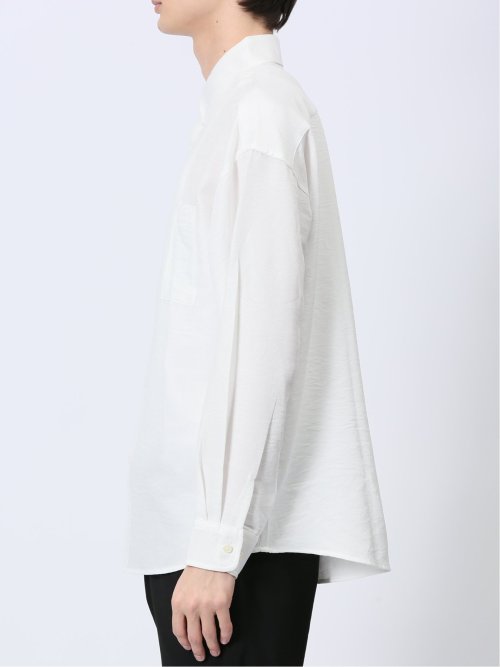 テックリネン レギュラーカラー長袖シャツ