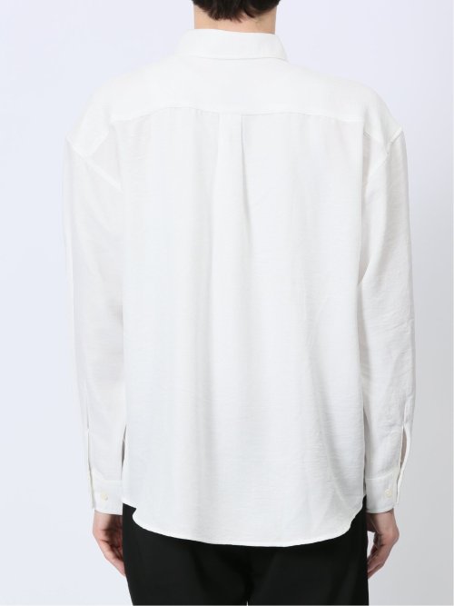 テックリネン レギュラーカラー長袖シャツ